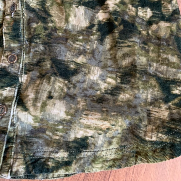 Pilcro Ruched Corduroy Shirt Dress - Picture 6 of 14